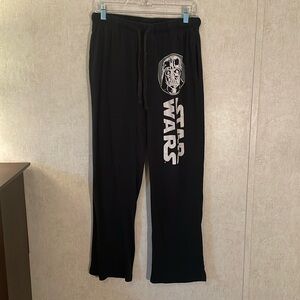 Star Wars darth Vader size medium black pajama pants. With pockets.
